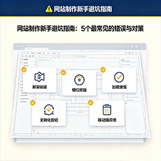 松原建站-网站制作新手避坑指南：5个最常见的错误与对策