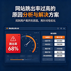 松原建站-网站跳出率过高的原因分析与解决方案