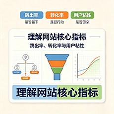 松原建站-理解网站核心指标:跳出率、转化率与用户粘性